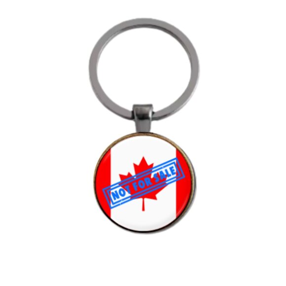 Canada Is Not For Sale Custom Key Ring - Picture 5 of 5